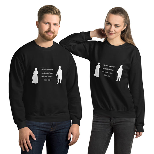 Unisex Sweatshirt Pride and Prejudice quote