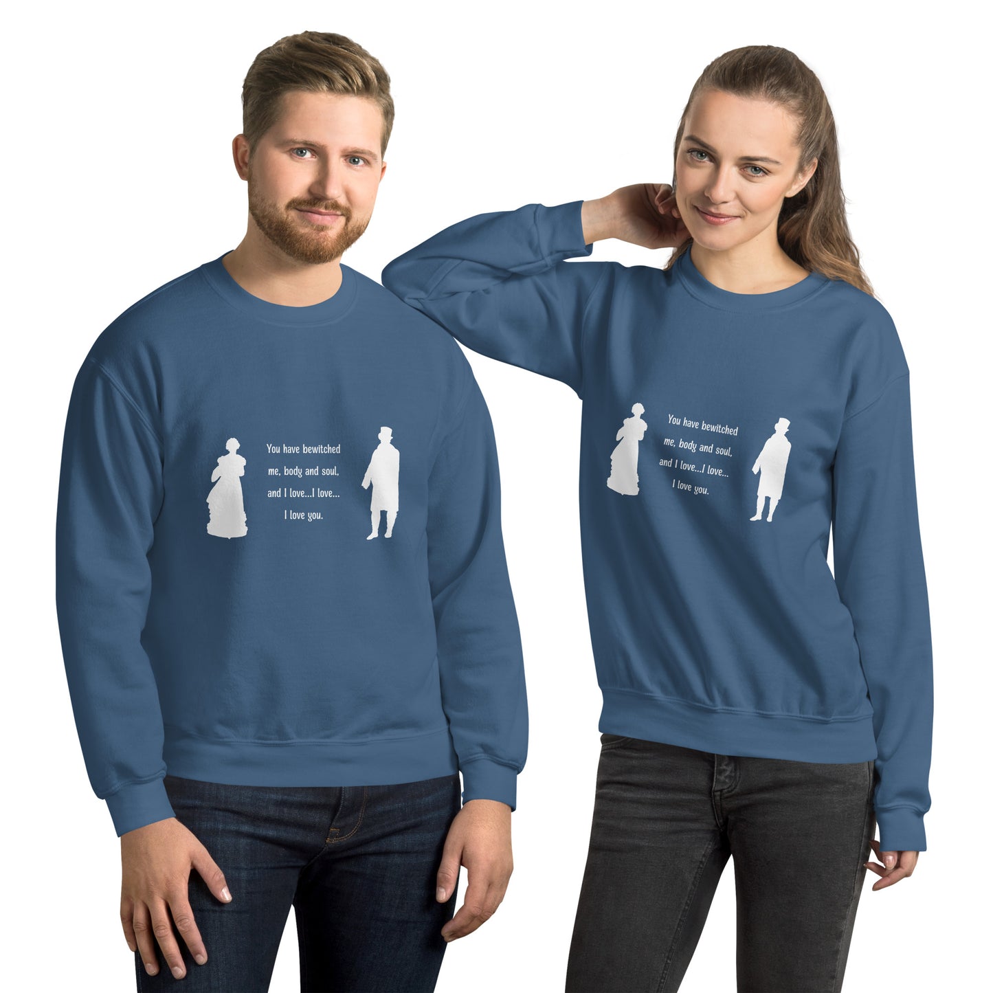 Unisex Sweatshirt Pride and Prejudice quote