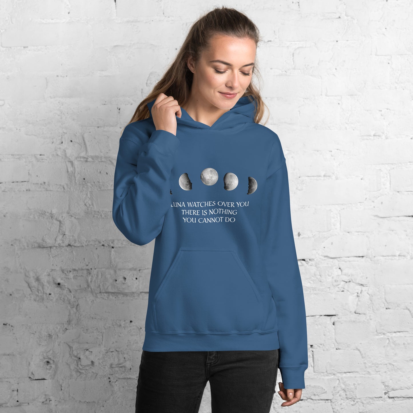 Luna watches over you Unisex Hoodie