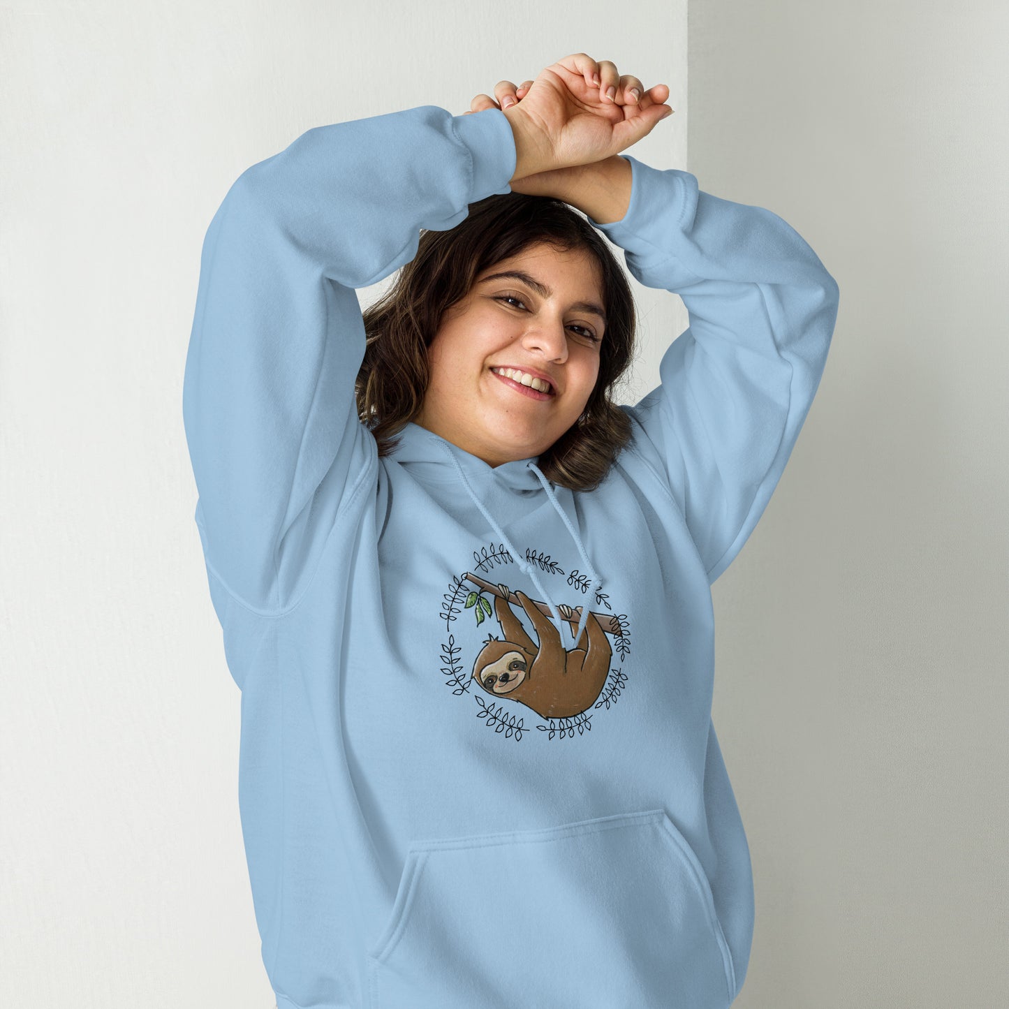 Sloth Care Unisex Hoodie (wordless)