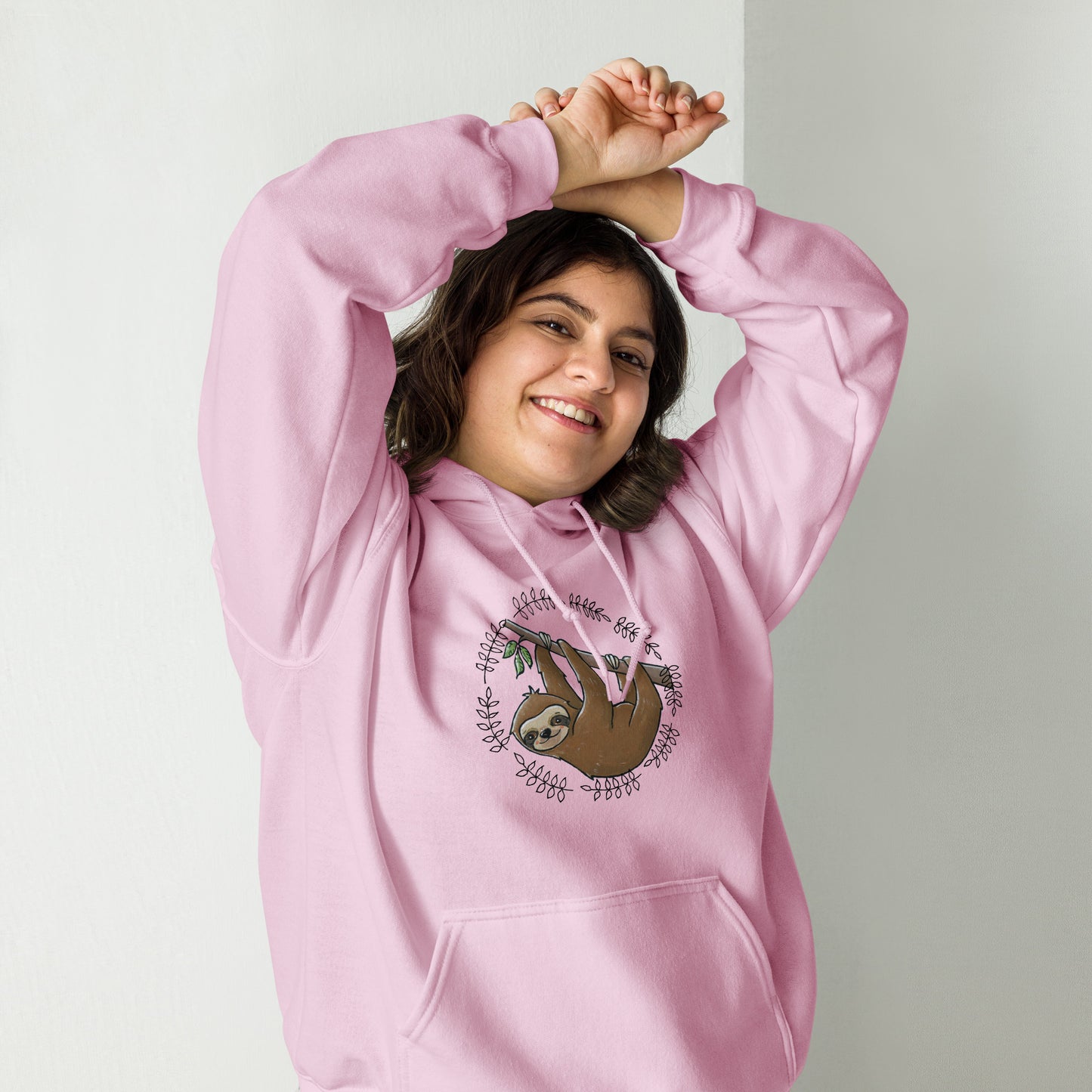 Sloth Care Unisex Hoodie (wordless)