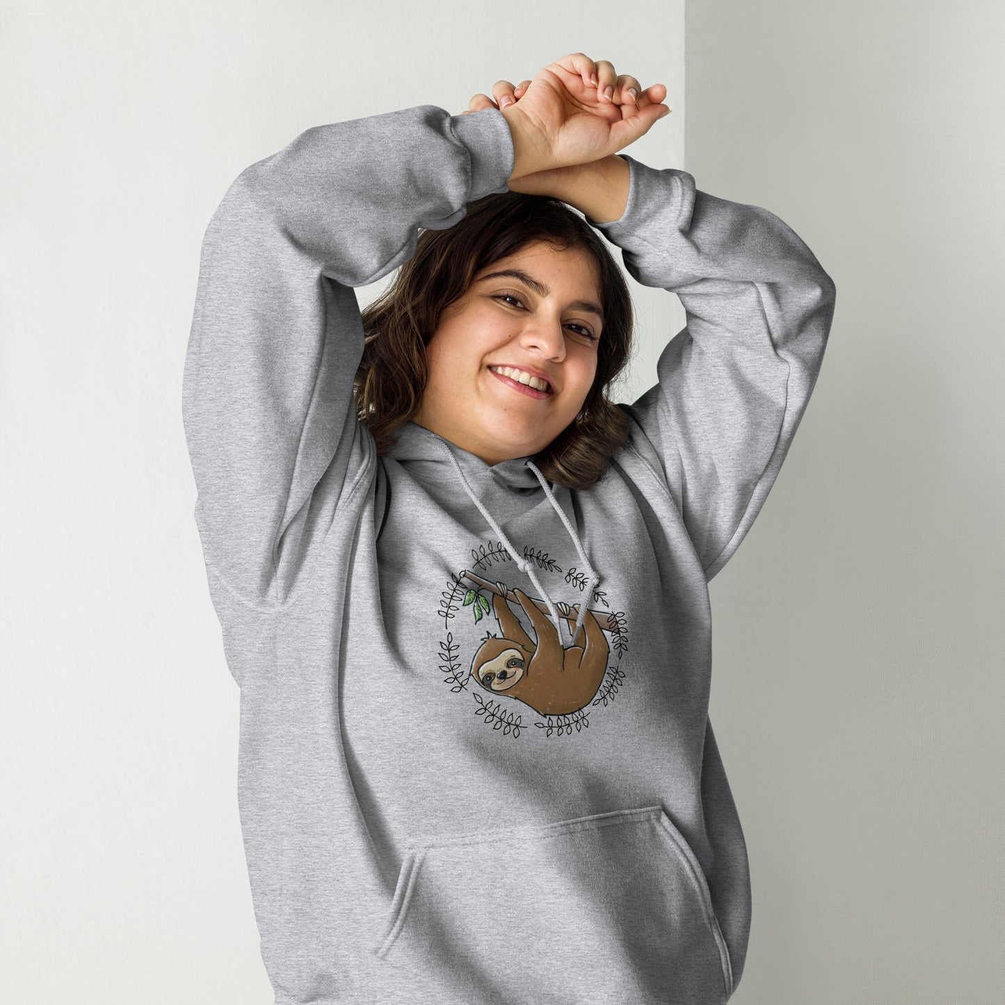 Sloth Care Unisex Hoodie (wordless)