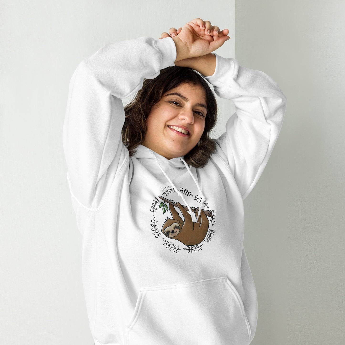 Sloth Care Unisex Hoodie (wordless)